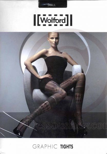 Wolford Graphic Tights Pantyhose Small