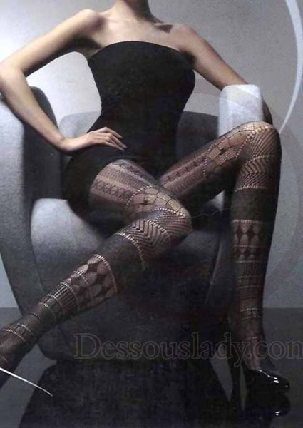 Wolford Graphic Tights Pantyhose Small