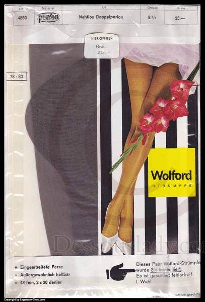 Wolford 4860 Nahtlose Nylons Strümpfe 8,5 Lang