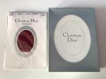Christian Dior 2 Paar Vintage Nylonstrümpfe Sandal Weinrot 9,5 S