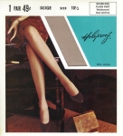 Holeproof echte alte US-Nylons Gr.10,5