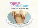 Picot Welt echte alte US-Nylons Gr.9