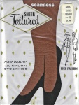 Lacy Lady Textured US Nylon Stockings Sz 10
