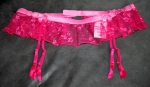 Hüftgürtel in Pink mit 4 Strapshaltern